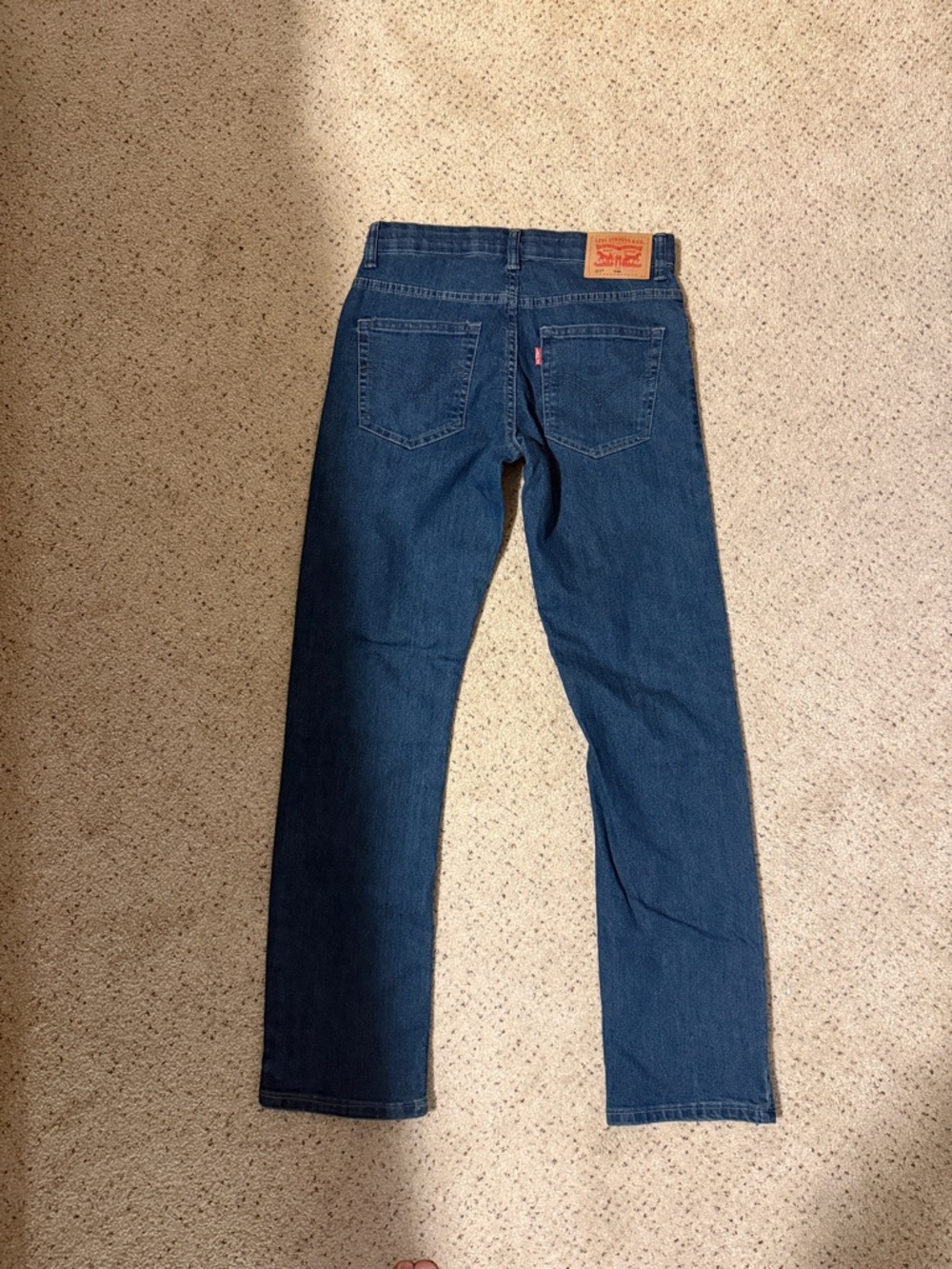 Levi's Dark Blue Straight Leg Jeans
